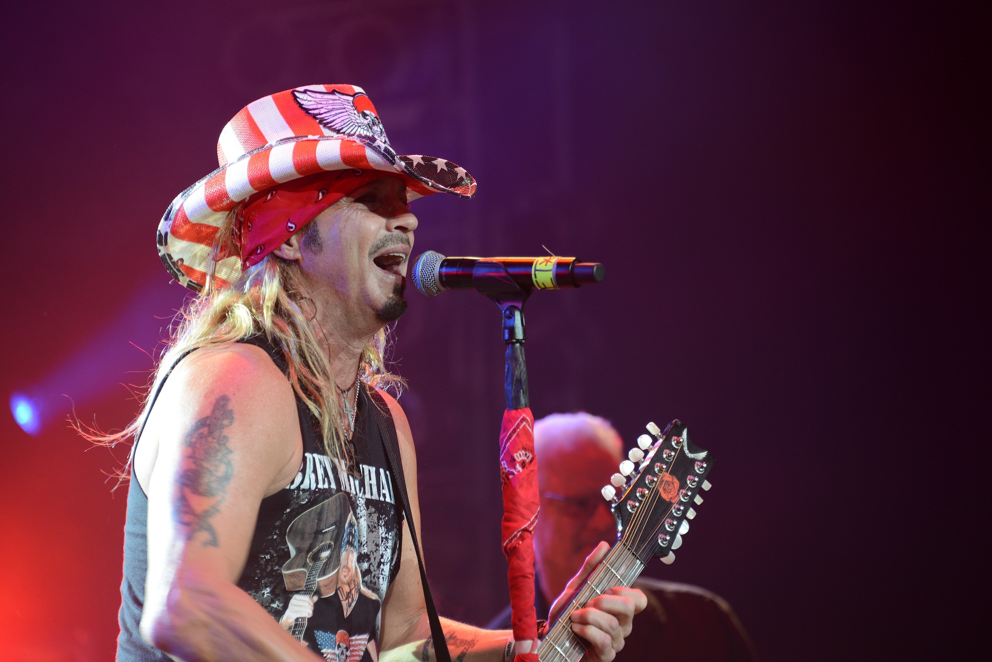 Bret Michaels' Hometown Heroes performance on November 8, 2019 in Sioux City, Iowa. The performance is part of Michaels five city tour taking place over the Veterans Day weekend.