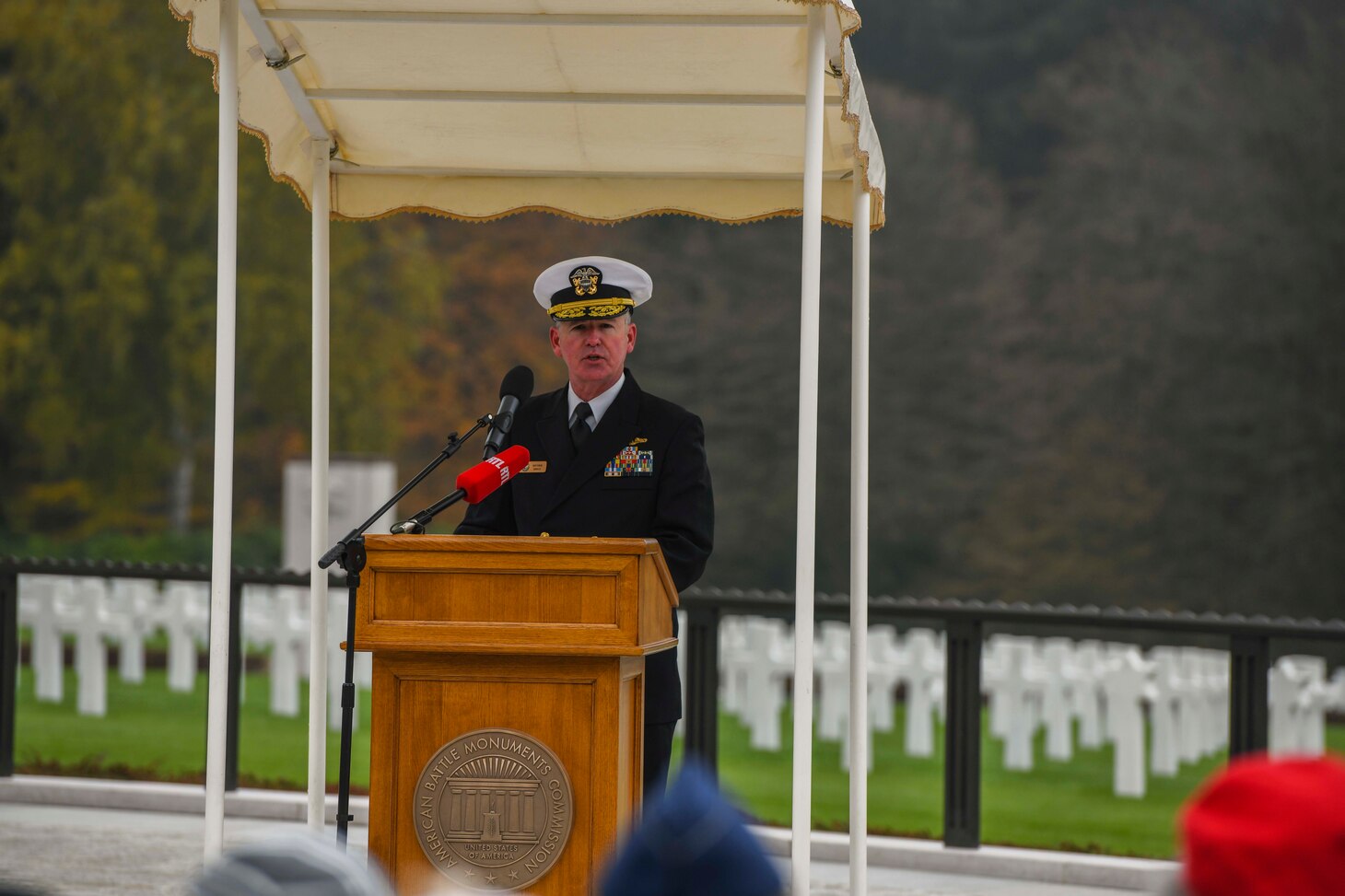 Veterans Day; Luxembourg American Cemetery and Memorial; Luxembourg; U.S. Naval Forces Europe-Africa;