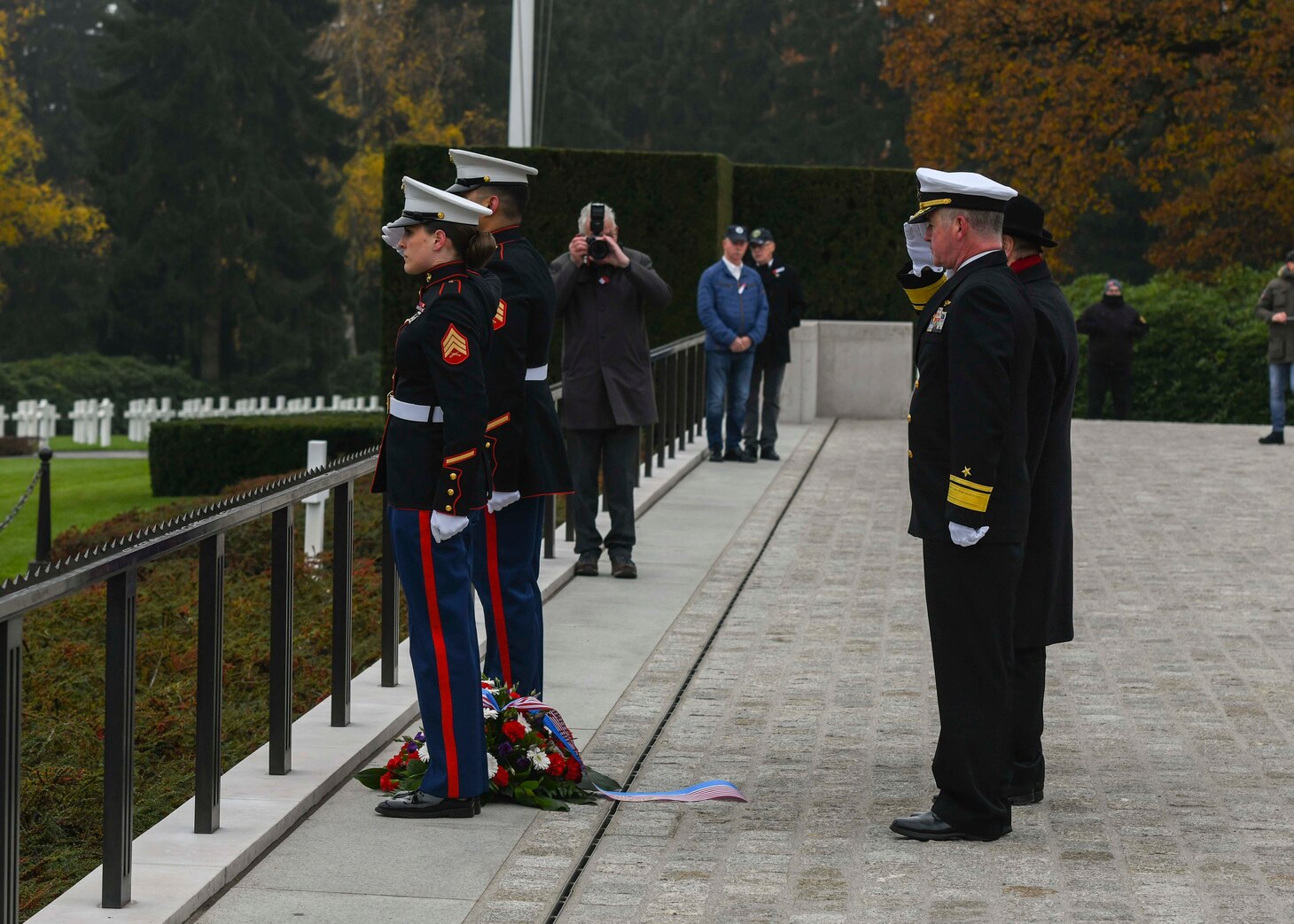 Veterans Day; Luxembourg American Cemetery and Memorial; Luxembourg; U.S. Naval Forces Europe-Africa;