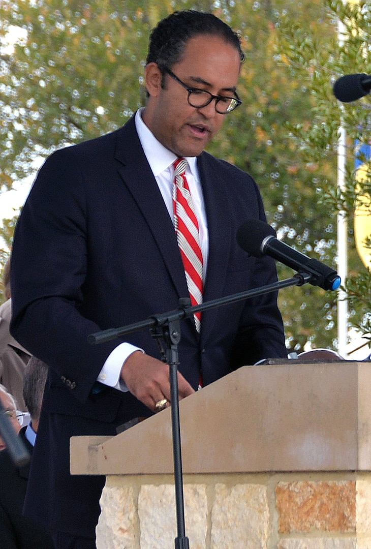 U.S. Representative Will Hurd was one of those who spoke during the Fort Sam Houston National Cemetery Veterans Day Ceremony Nov. 11.