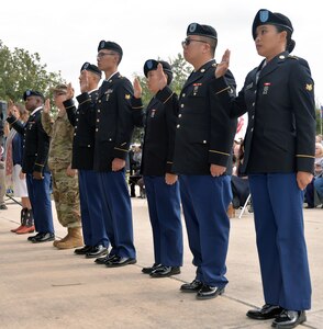 Hundreds of veterans, military members, family and patriots turned out for a celebration of America’s veterans at the Fort Sam Houston National Cemetery Veterans Day Ceremony Nov. 11. The long-standing tradition at the Fort Sam Houston National Cemetery included a number of musical interludes from the Texas Children's Choir and Beethoven Band, as well as a U.S. Citizenship and Immigration Services naturalization ceremony featuring active-duty members who were sworn in as citizens.