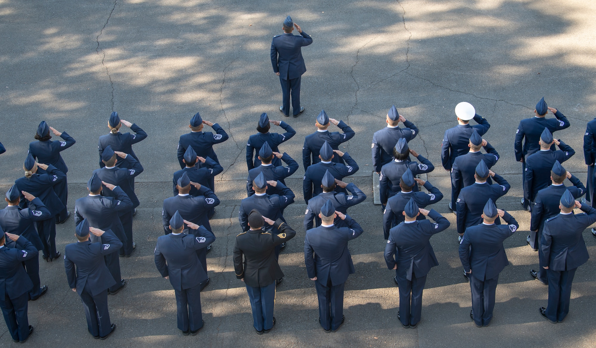 Yokota Airmen honor Veterans in retreat ceremony
