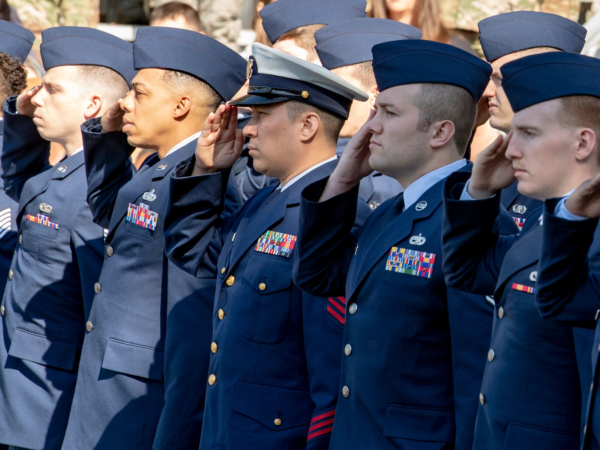 Yokota Airmen honor Veterans in retreat ceremony