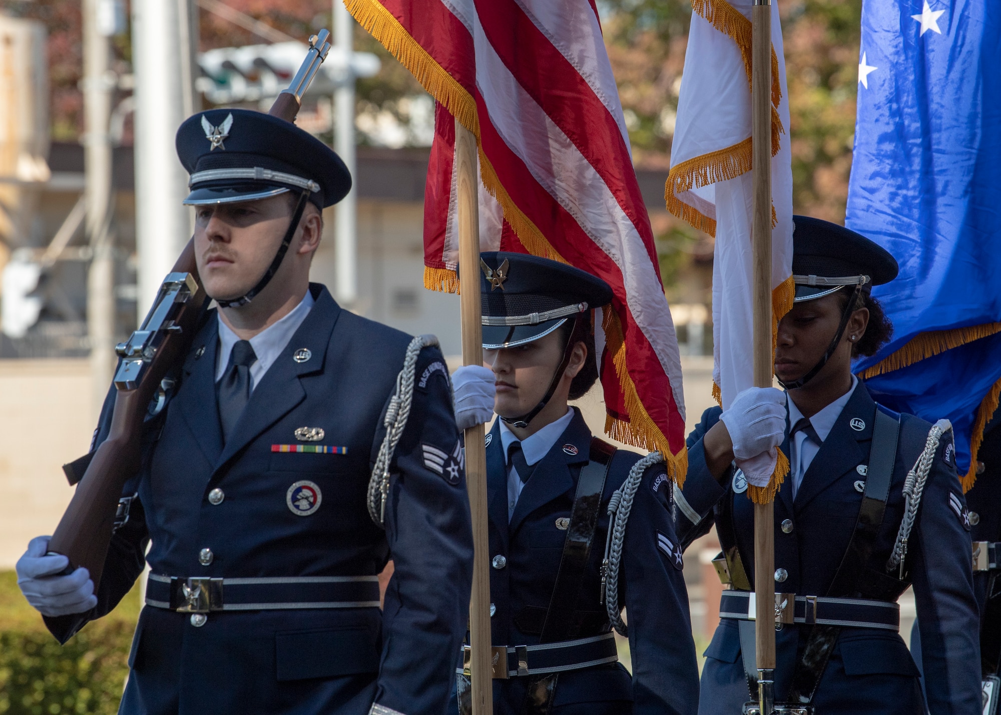 Yokota Airmen honor Veterans in retreat ceremony