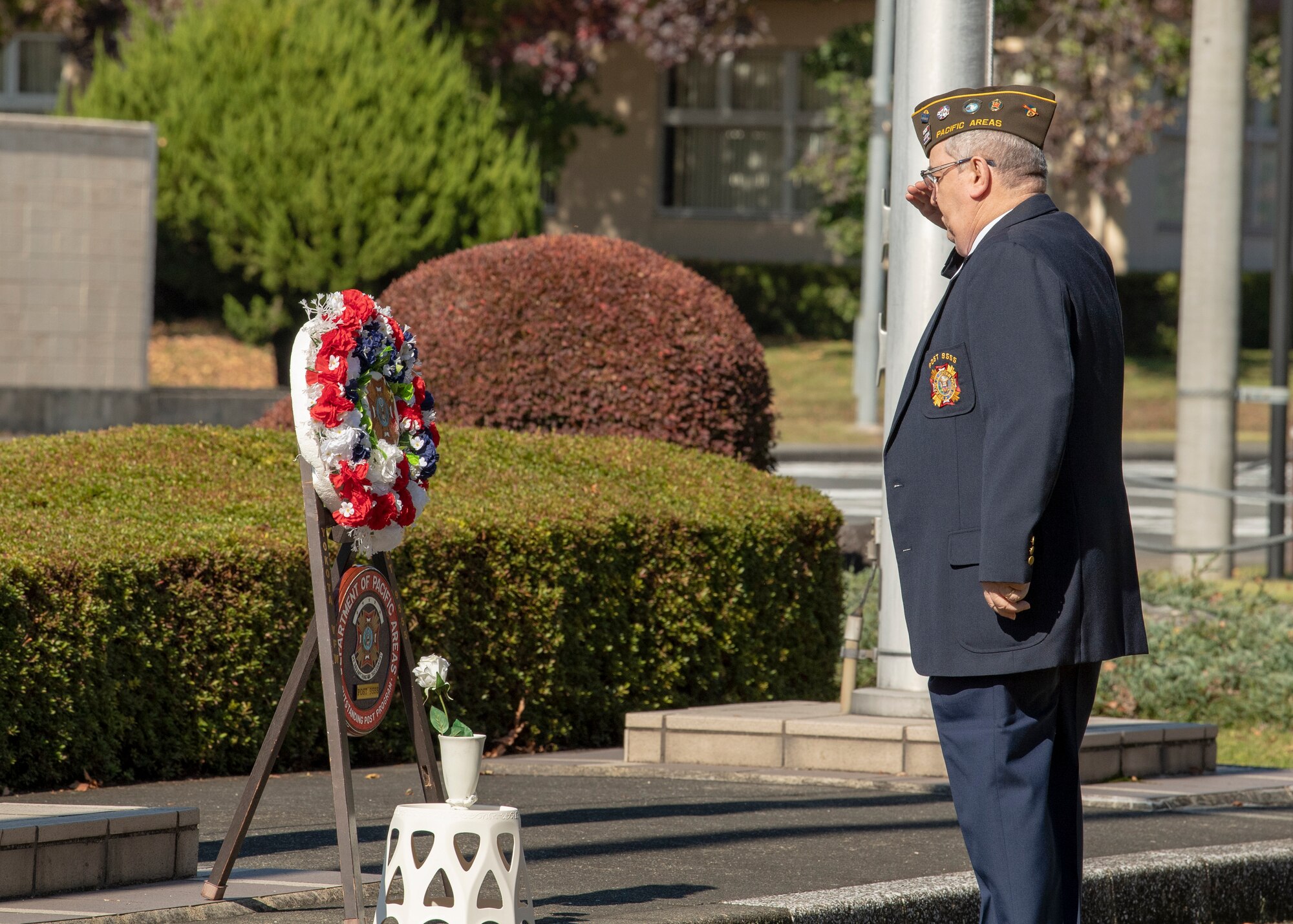 Yokota Airmen honor Veterans in retreat ceremony