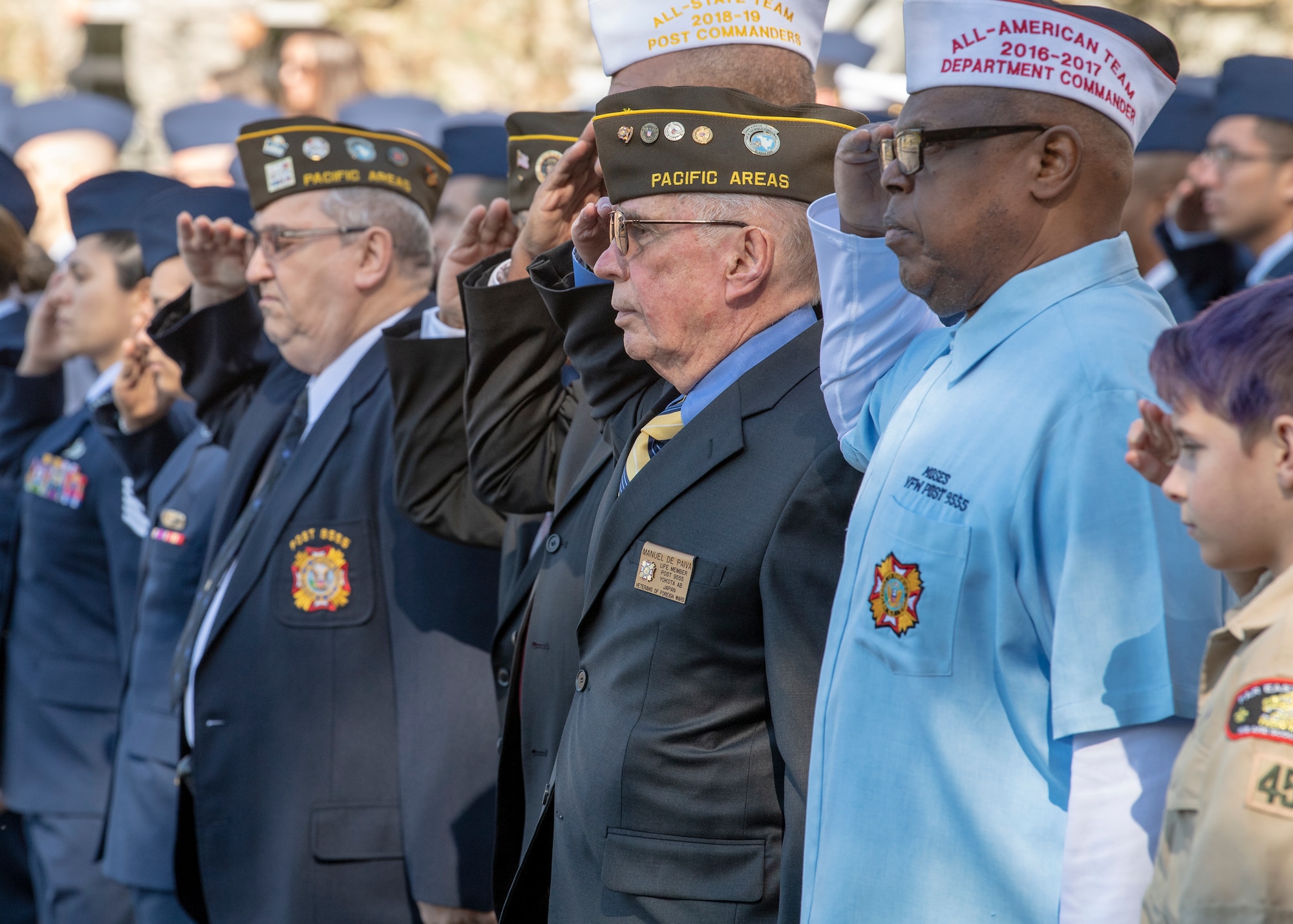 Yokota Airmen honor Veterans in retreat ceremony
