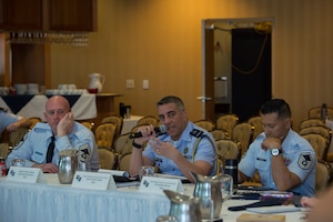 Photo of participants of South American Air Chiefs and Senior Enlisted Leaders Conference
