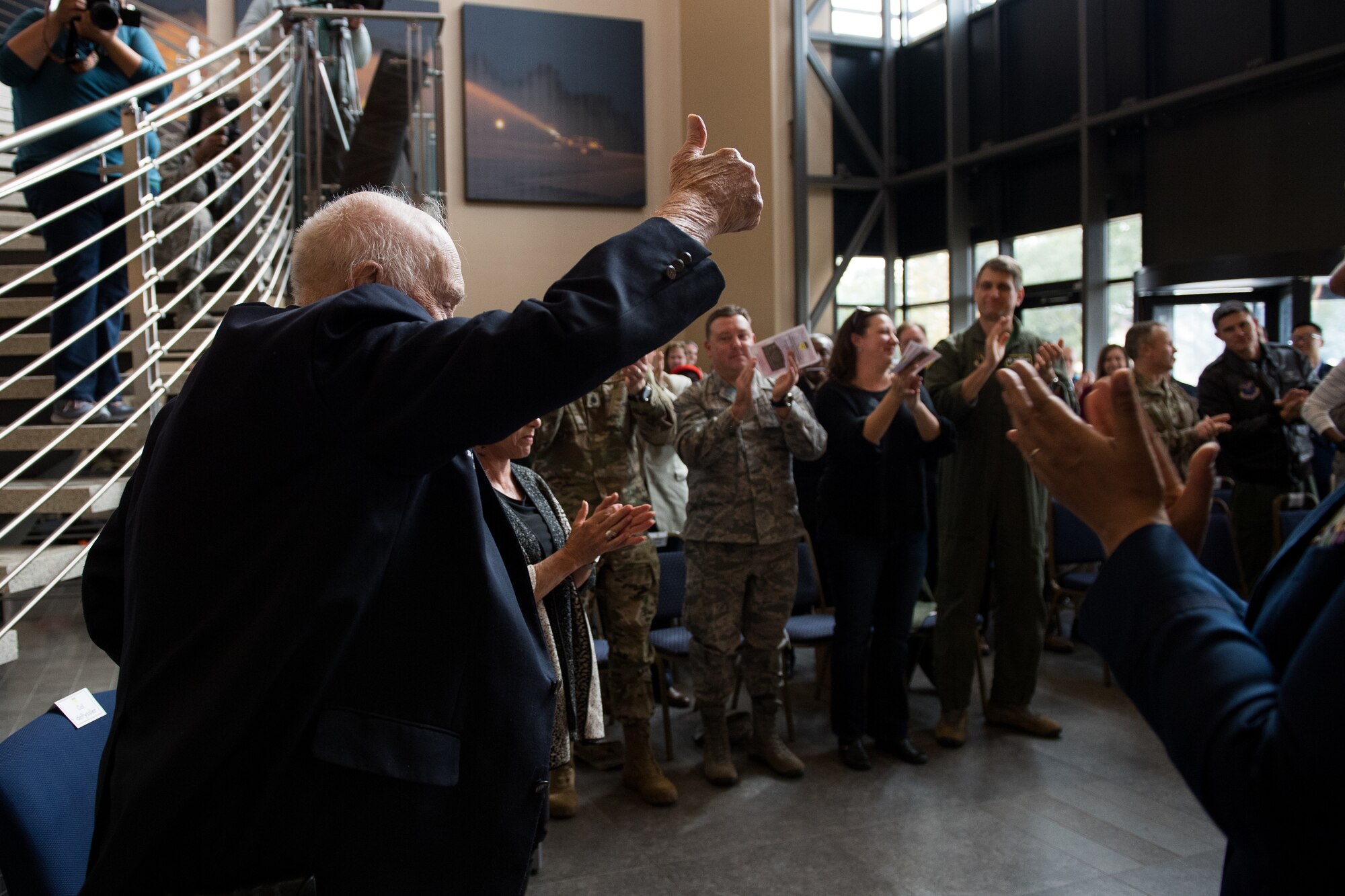 Col. dePyssler’s service commemorated with building dedication