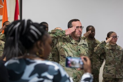 Signal Detachment Says Farewell During Deployment Ceremony