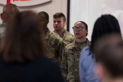 Signal Detachment Says Farewell During Deployment Ceremony