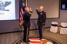 Joint Task Force Civil Support (JTF-CS) Commanding General U.S. Army Maj. Gen. William “Bill” Hall administers the oath of office to U.S. Army Col. Christopher Caldwell during his promotion ceremony at the command’s headquarters. The ceremony was presided over by JTF-CS Commanding General U.S. Army Maj. Gen. William “Bill” Hall, and was attended by Caldwell’s family, friends and fellow JTF-CS staff. (Official DoD photo by Mass Communication Specialist 3rd Class Michael Redd/RELEASED)