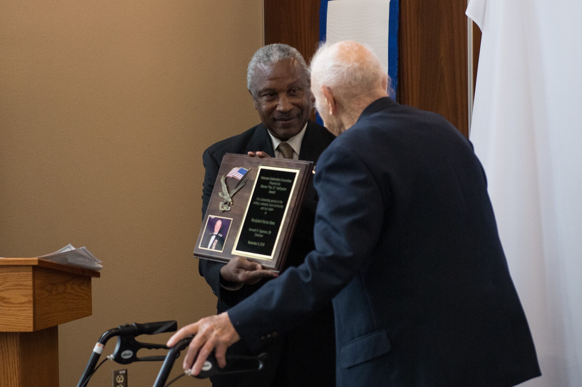 Col. dePyssler’s service commemorated with building dedication