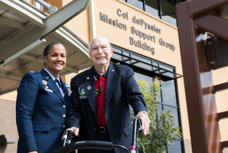 Col. dePyssler's service commemorated with building dedication