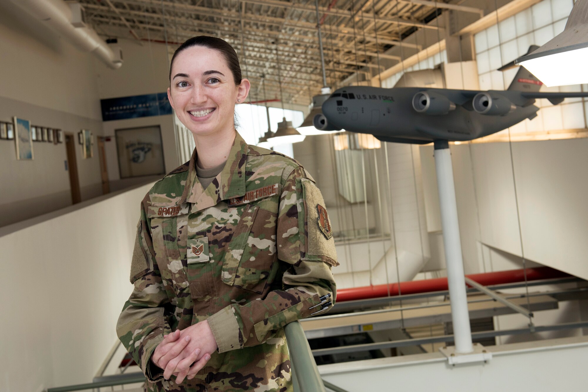 Staff Sgt. Rachel Spates is a maintenance management analyst for the 167th Maintenance Group and the 167th Airlift Wing Airman Spotlight for November 2019. (U.S. Air National Guard photo by Senior Master Sgt. Emily Beightol-Deyerle)