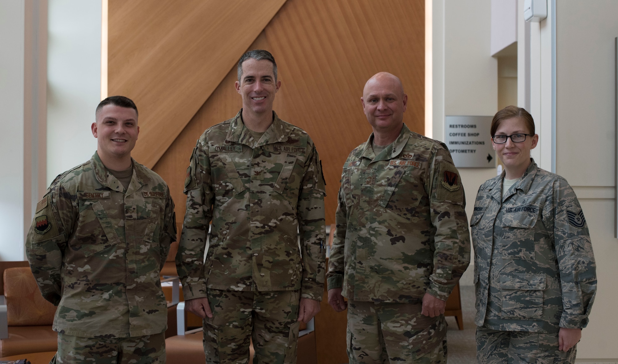U.S. Air Force Airman 1st Class William Gentry, 20th Healthcare Operations Squadron aerospace medical technician, is recognized as this week’s Weasel of the Week (WOW) at Shaw Air Force Base, South Carolina, Oct. 30, 2019.