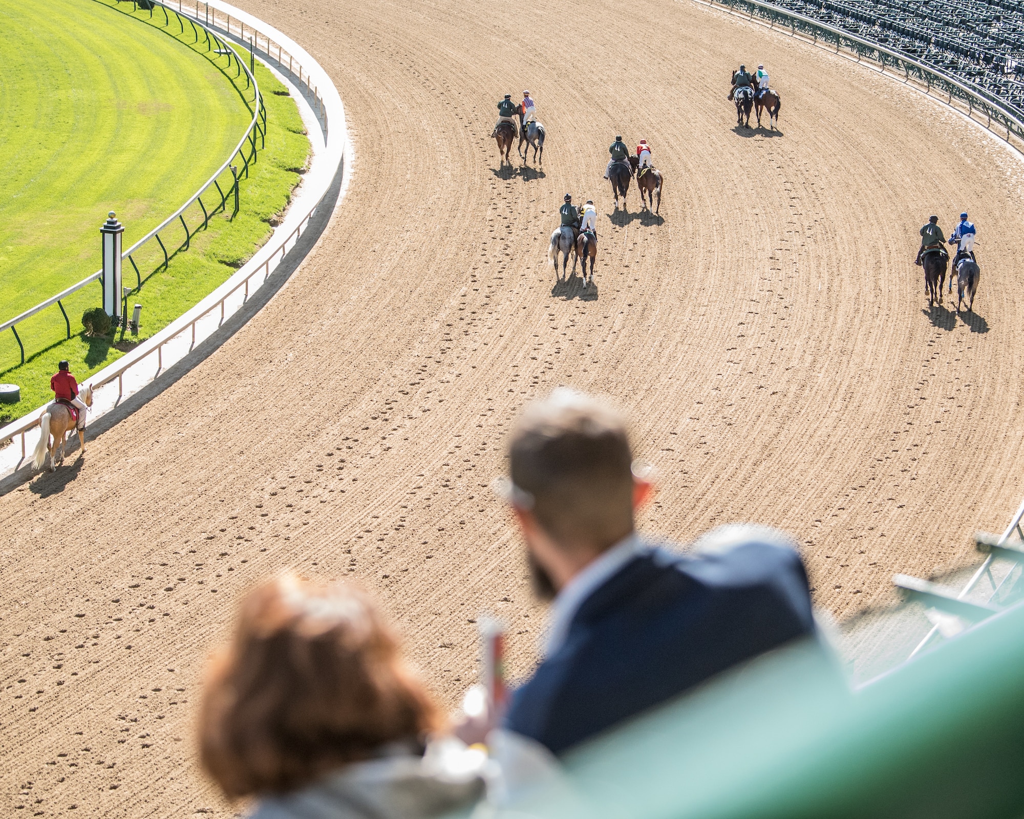 Gold Star family members participate in a day of fellowship and healing at the tenth annual Survivors Day at the Races at Churchill Downs in Louisville, Ky., Nov. 3, 2019. The event is designed to recognize the surviving family members of military service members who have given their lives in defense of our nation. (U.S. Air National Guard photo by Staff Sgt. Joshua Horton)