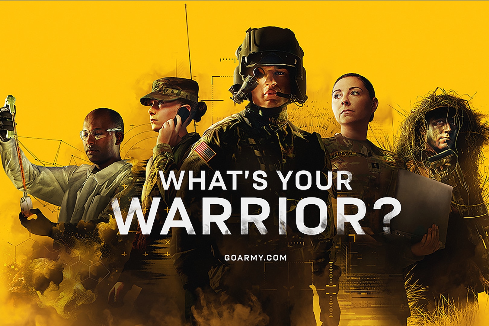 What's Your Warrior is the Army's latest marketing strategy, aimed at 17-to-24-year-olds, known as Generation Z, by looking beyond traditional combat roles and sharing the wide-array of diverse opportunities available through Army service.