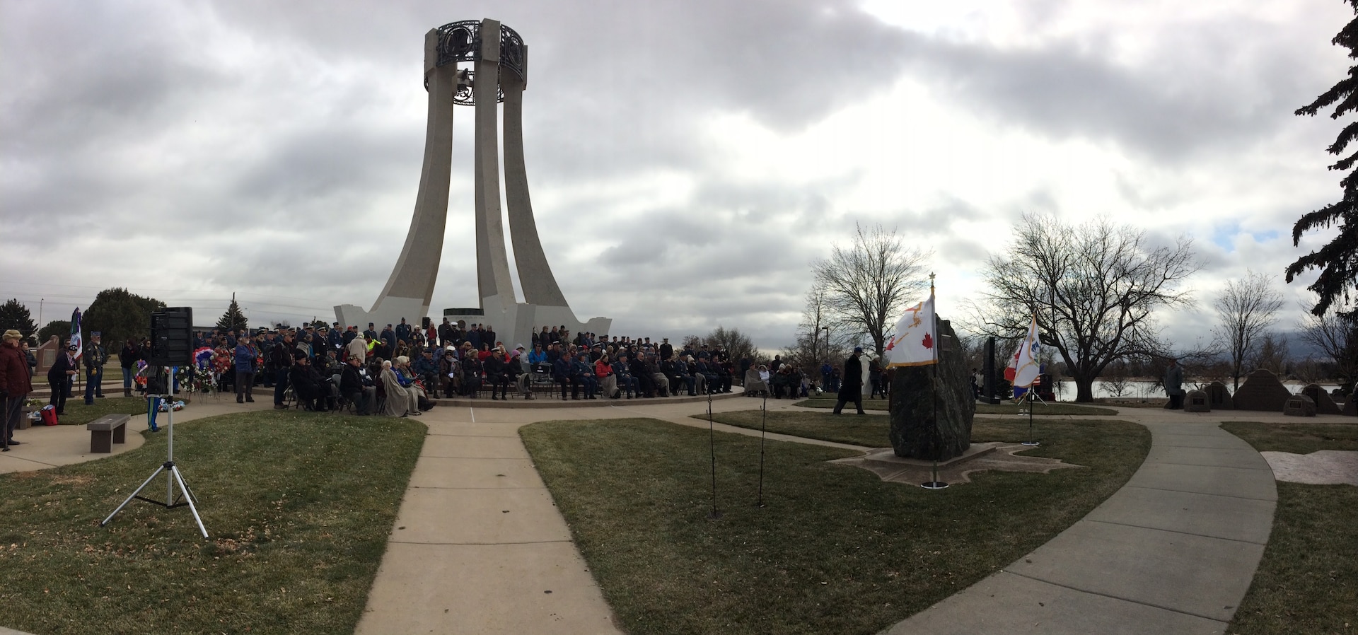 Gathered at a hybrid American and Canadian Remembrance Day/Veteran’s Day ceremony in Colorado Springs on November 11, 2019, the Canadian Element of North American Aerospace Defense Command (NORAD) had a unique opportunity to reflect upon the longstanding military relationship between Canada and the United States over the last 100 years.