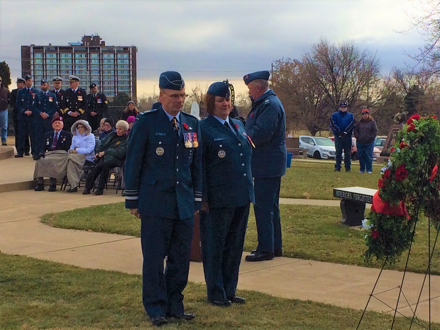 Gathered at a hybrid American and Canadian Remembrance Day/Veteran’s Day ceremony in Colorado Springs on November 11, 2019, the Canadian Element of North American Aerospace Defense Command (NORAD) had a unique opportunity to reflect upon the longstanding military relationship between Canada and the United States over the last 100 years.