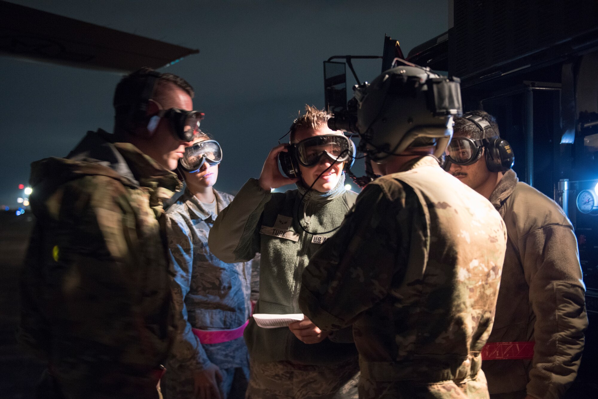 374th LRS POL Airmen practice Wet Wing Defuel