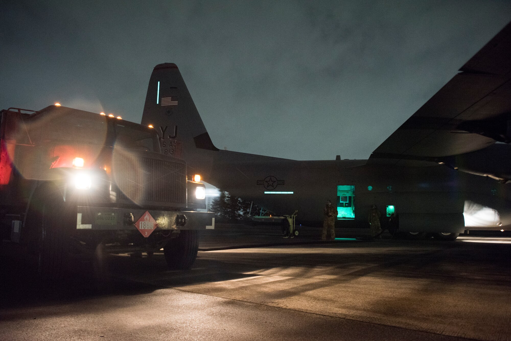 374th LRS POL Airmen practice Wet Wing Defuel
