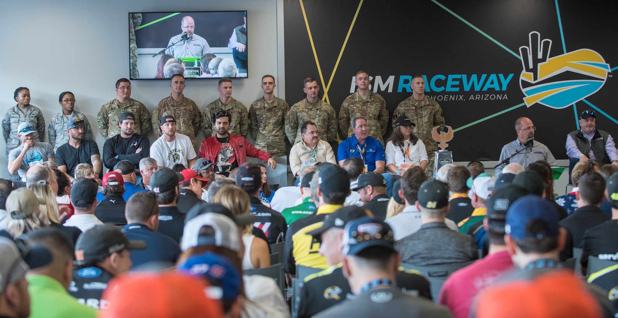 ASU, ISM Raceway honors Luke Airmen during Veteran’s weekend ceremonies