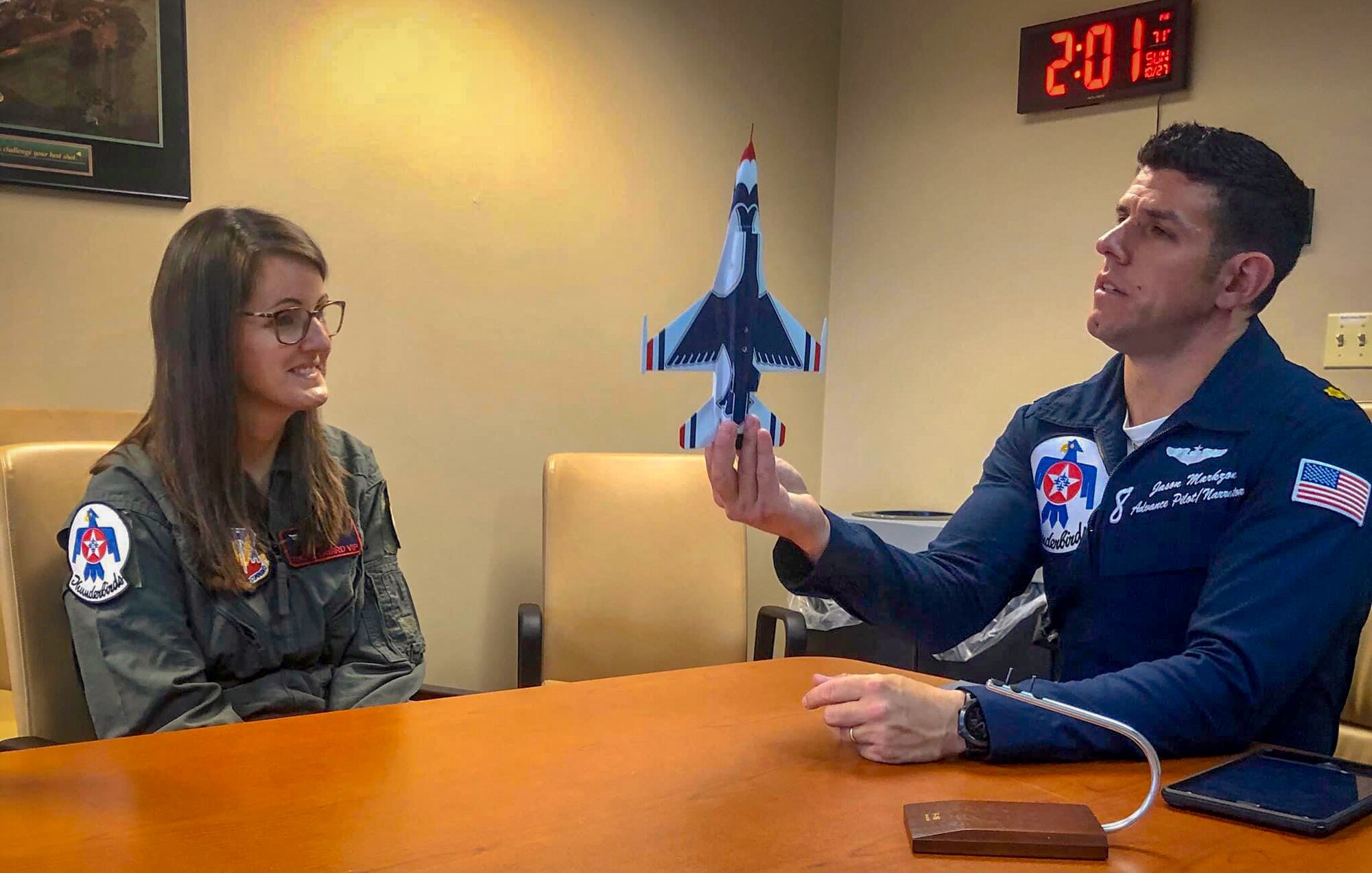 WFISD teacher Pepper flies with USAF Thunderbirds