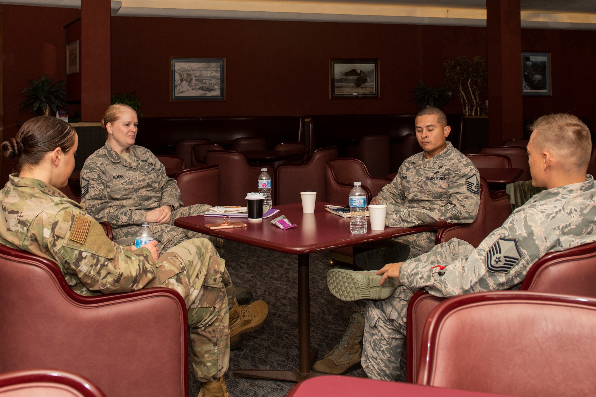The Eleventh Air Force holds a two-day workshop for its senior enlisted leaders and civilians at Joint Base Elmendorf-Richardson, Alaska, Nov. 6, 2019. More than 40 attendees from Alaska, Hawaii and Guam discussed topics on resiliency and best practices in operating a wing.