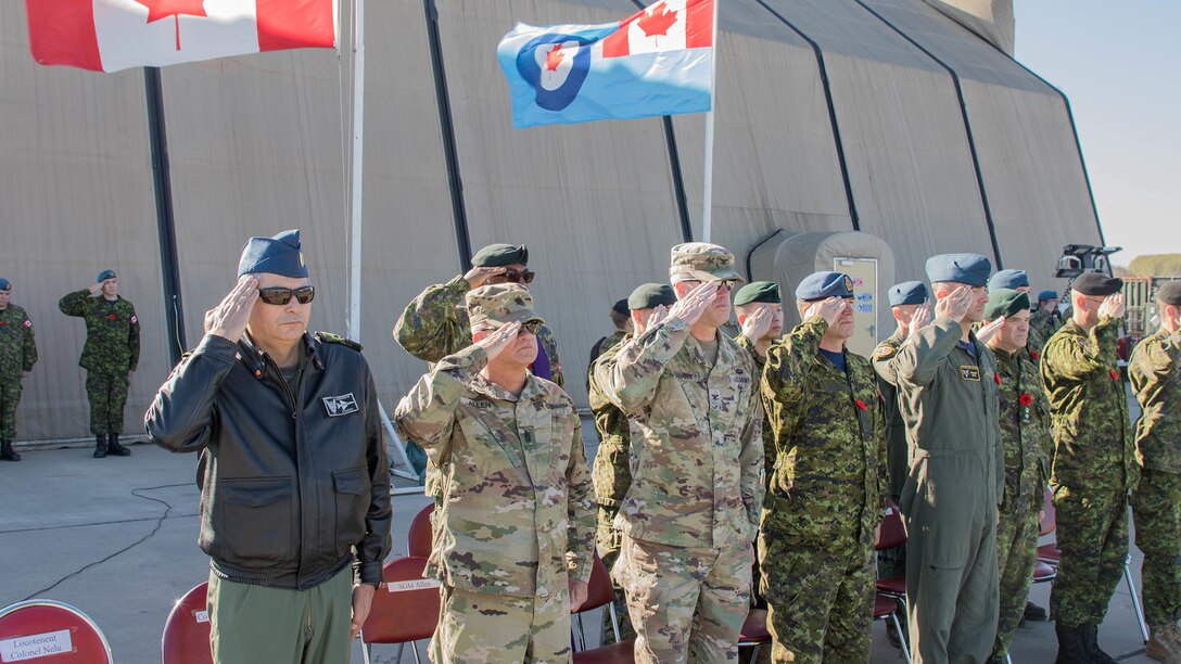 Mihail Kogalniceanu Air Base Remembrance Day Ceremony