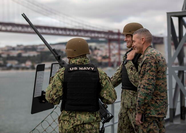 Mount Whitney Arrives in Lisbon