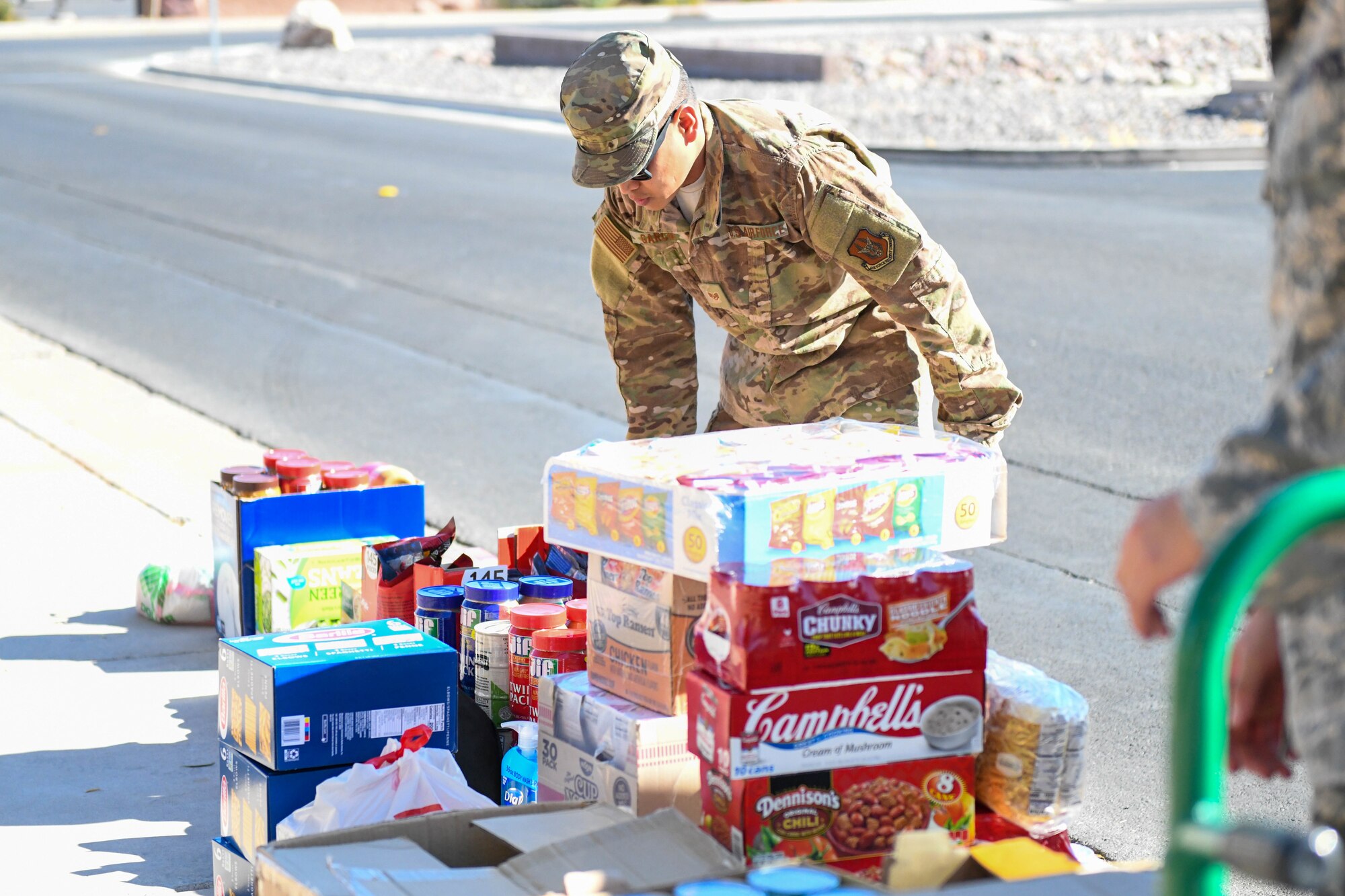 Created two years ago by the 926th Airman and Family Readiness Center, the food pantry serves to assist Reserve families with basic food items in times of need.