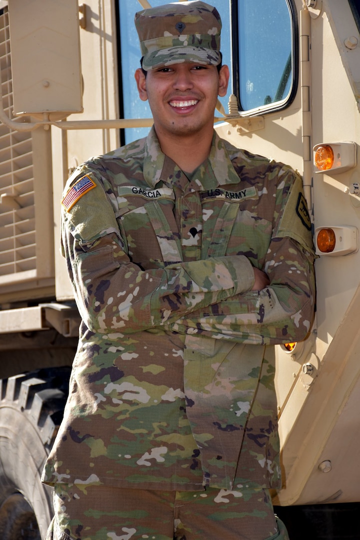 For Spc. Jacey Garcia, a member of the Yankton Sioux Tribe, serving in the South Dakota National Guard is about continuing a family legacy and helping the community where he grew up.