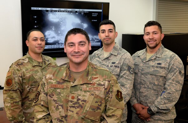 A photo of members of the 222nd Intelligence Support Squadron posing for a photo