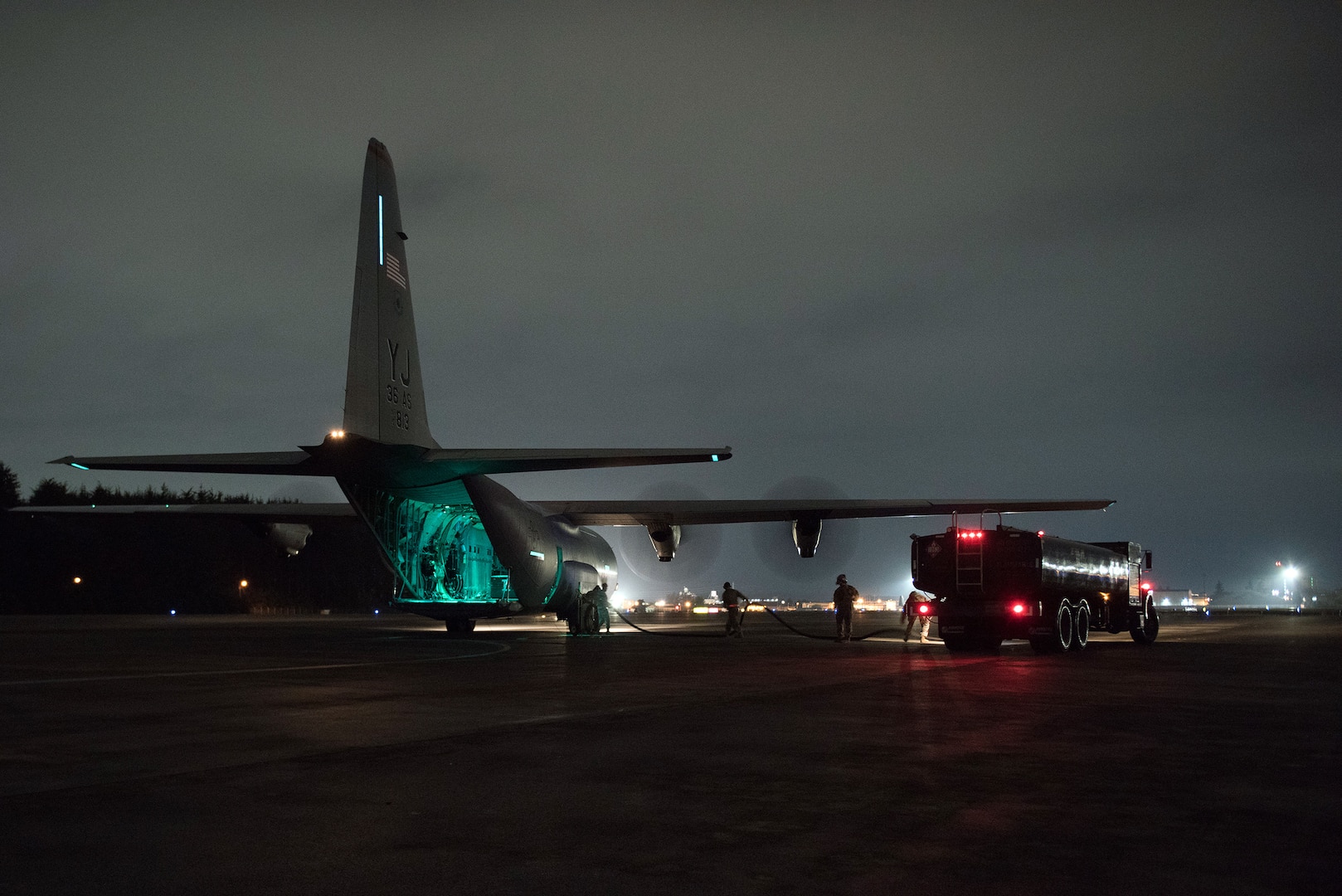 374th Logistics Readiness Squadron POL Airmen Practice Wet Wing Defuel