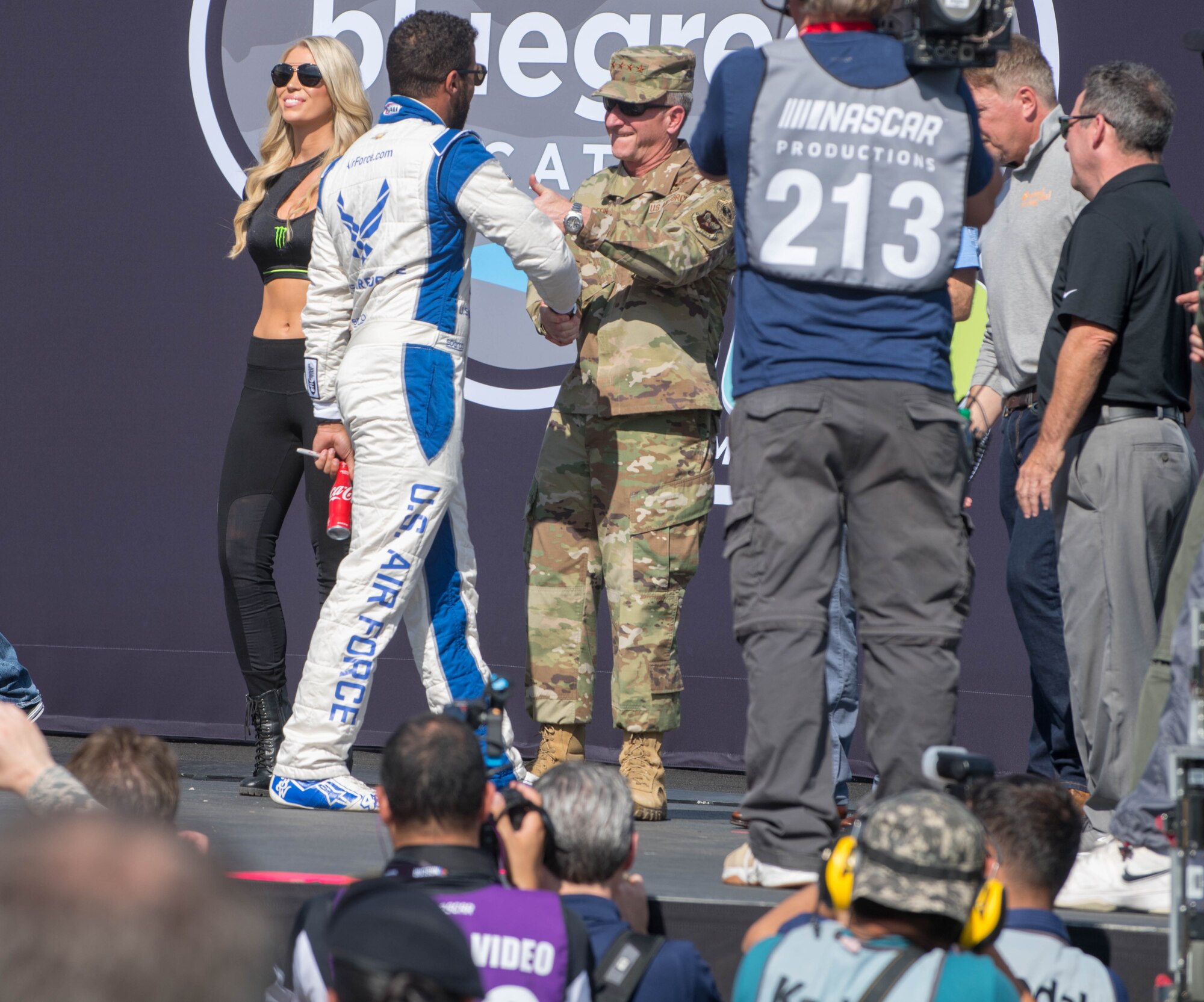 CSAF attends Veteran’s Day NASCAR event