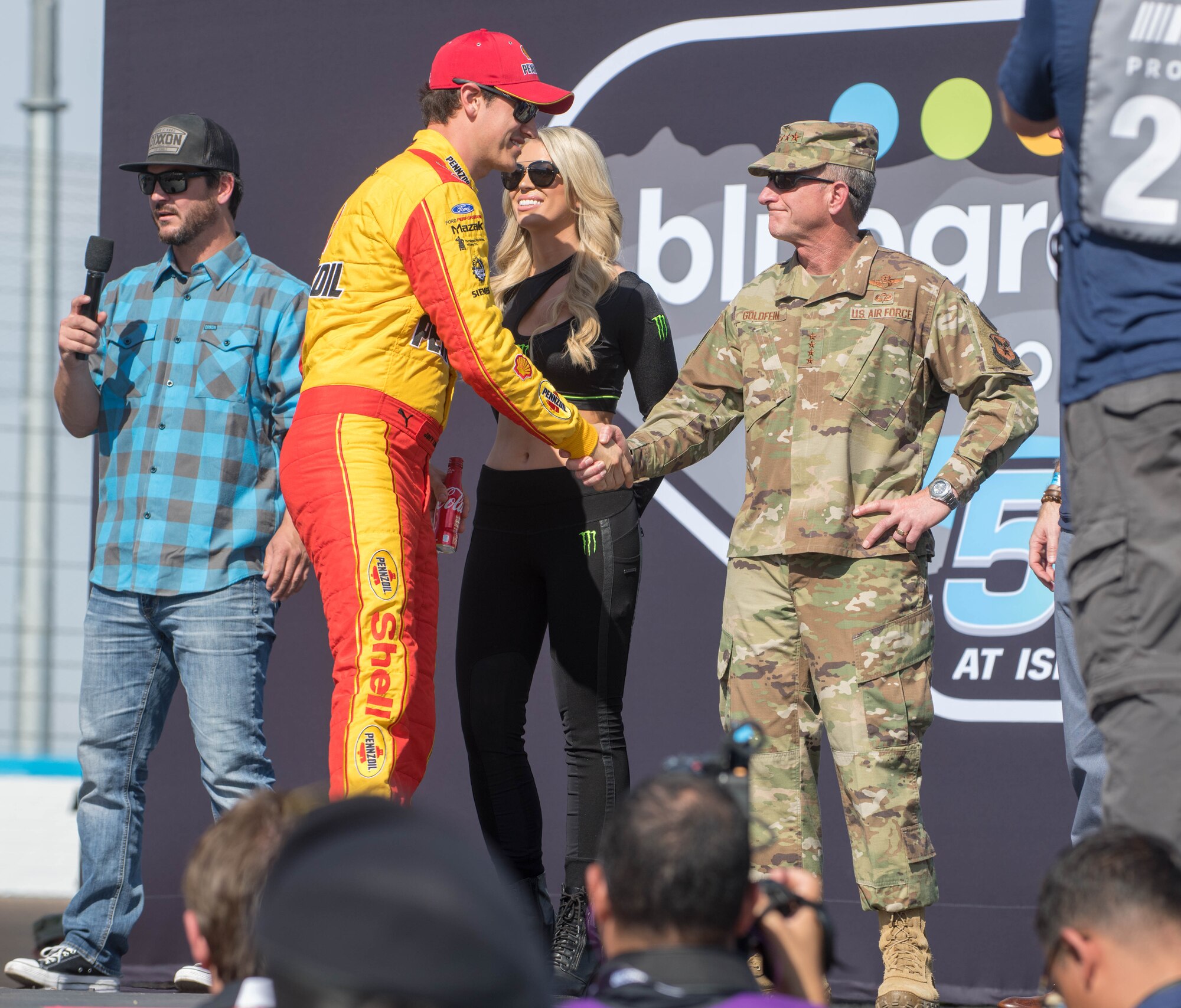 CSAF attends Veteran’s Day NASCAR event