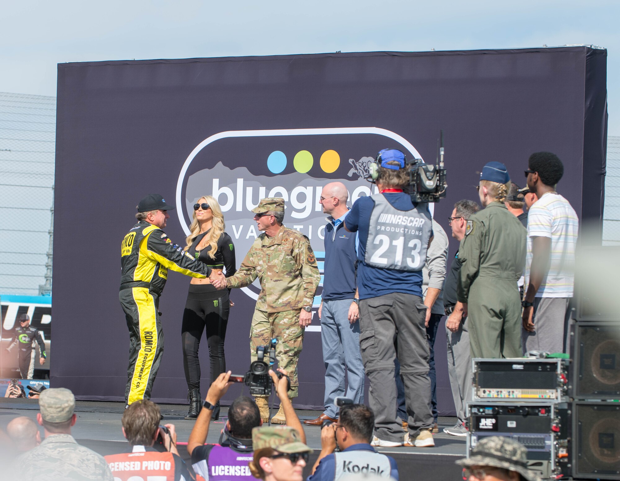 CSAF attends Veteran’s Day NASCAR event