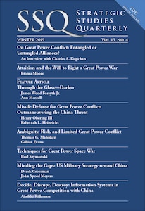 Strategic Studies Quarterly Winter 2019, Special Edition, Great Power Conflict