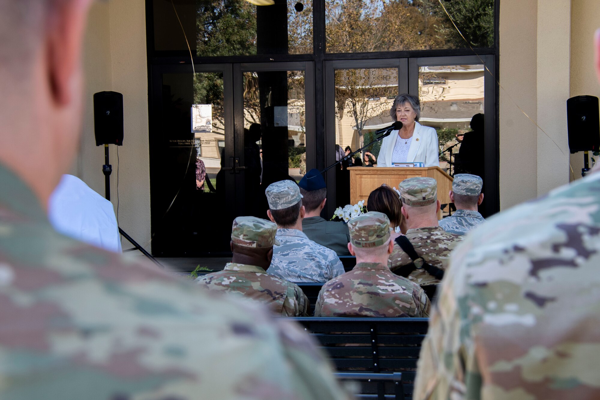 Gold Star family members and base leaders gathered to honor fallen U.S. service members.