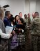 Sisters Shalisa Mitchell and Johannah Mitchell of Red Road Awareness receive an award for their participation in the Fort Knox National American Indian Heritage Month Observance held at the Saber and Quill, on Fort Knox, Ky. Nov. 15, 2019.