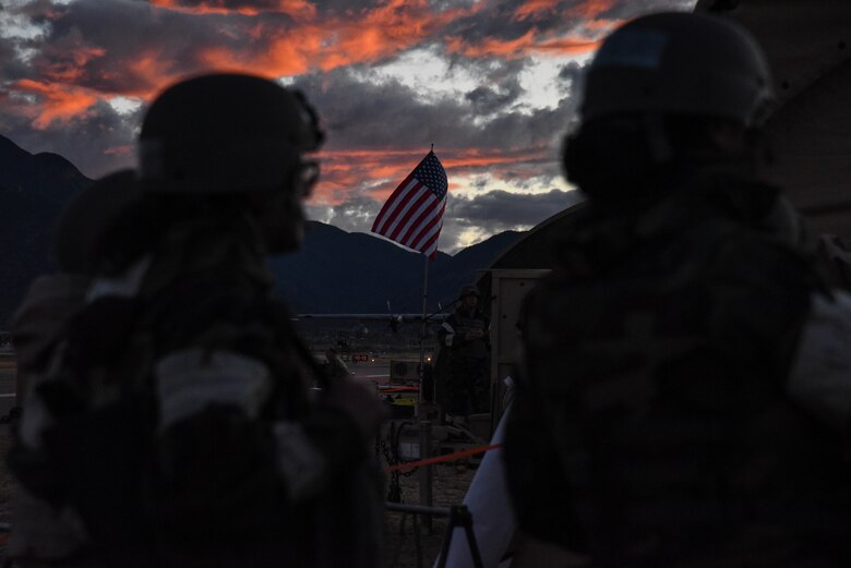 A photo of airmen participating in the Dynamic Wing.
