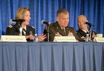 "We collaborate with joint, inter-agency, and international military partners to achieve protection in-depth, across the globe, within the approaches to the homeland, as well as inside the nation’s borders." Lt. Gen. Laura Richardson, U.S. Army North commanding general, speaking on Homeland Defense at the Association of the United States Army conference.