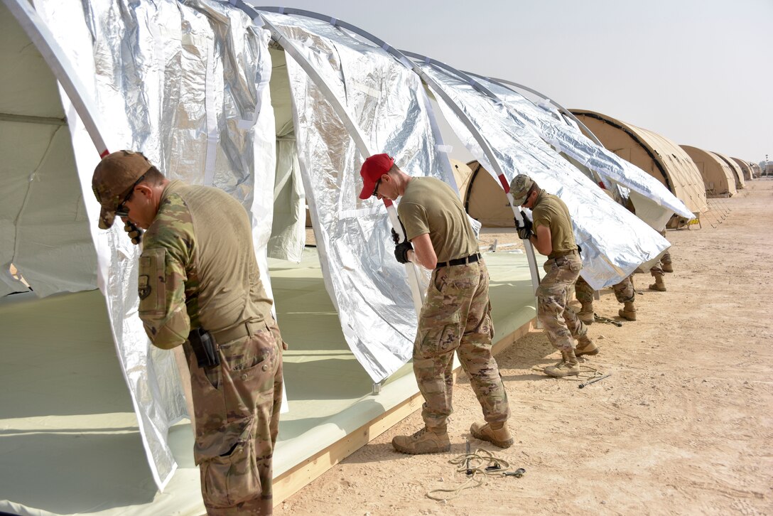 The significant infrastructure improvements made by civil engineering Airmen at PSAB enable U.S. Air Forces Central Command and U.S. Central Command to assure and enhance the defense of Saudi Arabia and security of the Middle East region.