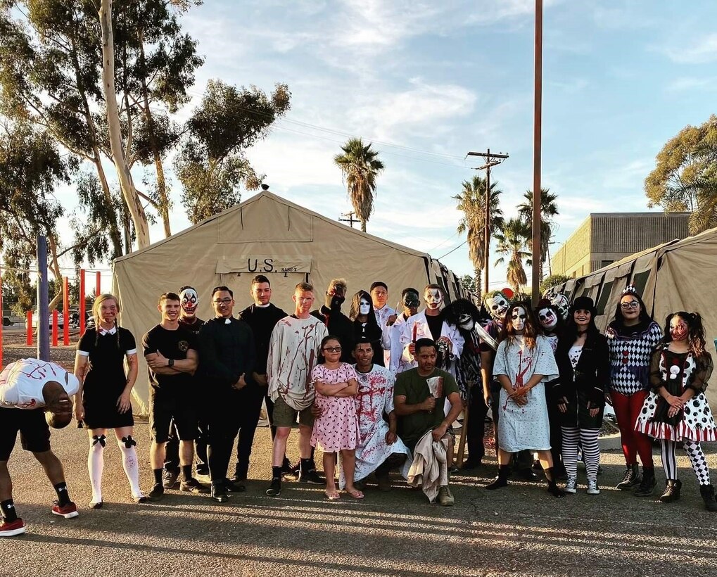 On 24 October 2019, The Marines of 9th Communication Battalion dressed up and decorated the tailgates of tactical and personally owned vehicles allowing Marines, Sailors, and their families to interact, trick-or-treat, and build camaraderie within the unit for Halloween.