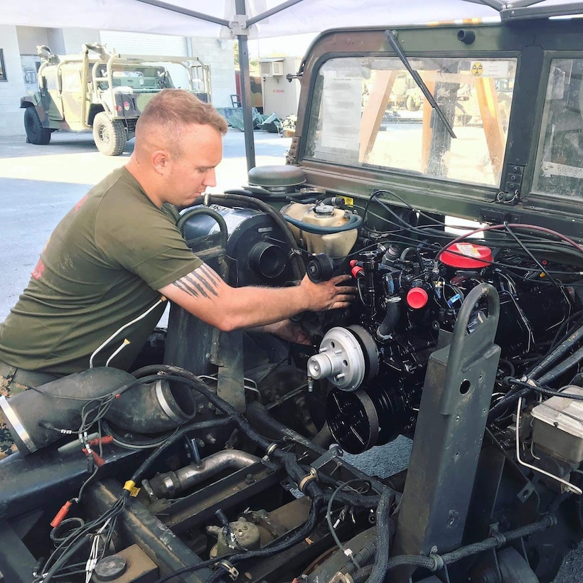 From 4 September to 20 September 2019, Marines of 9th Communication Battalion conduct their quarterly Maintenance Reset of tactical vehicles, weapons, and communications equipment in preparation for upcoming field exercises.