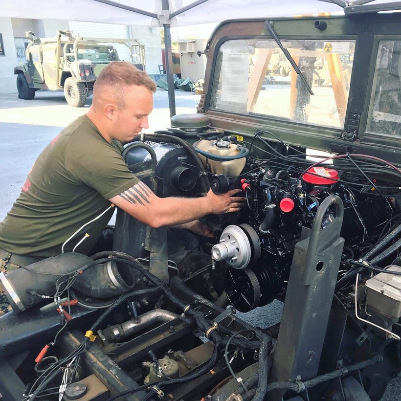 From 4 September to 20 September 2019, Marines of 9th Communication Battalion conduct their quarterly Maintenance Reset of tactical vehicles, weapons, and communications equipment in preparation for upcoming field exercises.