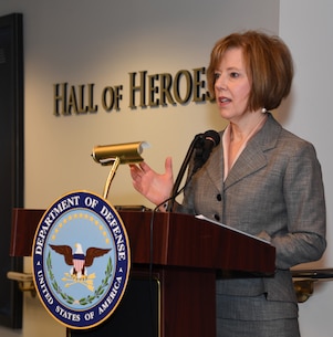 15th Annual David O. Cooke Public Administration Award and the 64th DoD Distinguished Civilian Service Award ceremony at the Pentagon Hall of Heroes