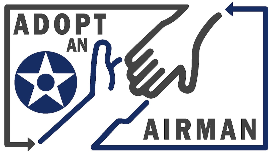 A graphic for the Adopt-an-Airman program at Malmstrom Air Force Base.