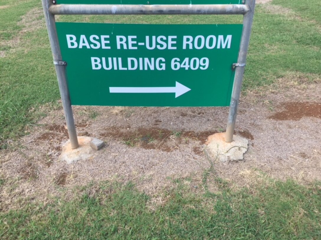 MCBH Household Hazardous Materials Re-use Room