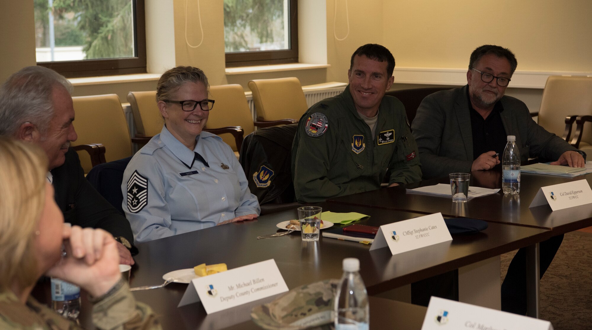 The forum aimed to strengthen the partnership between Germany and the U.S. by updating local community leaders on upcoming base projects, working through issues, and it included a question-and-answer portion
